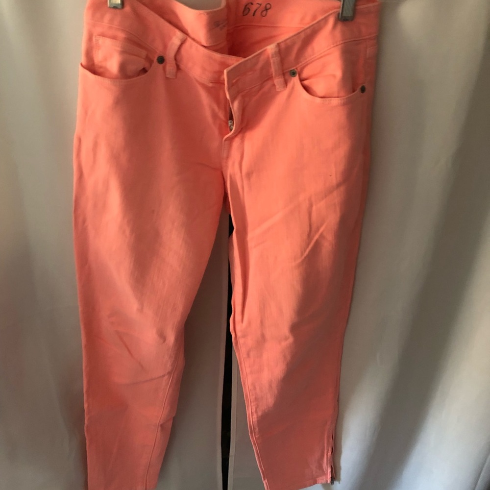 Coral skinny ankle pant